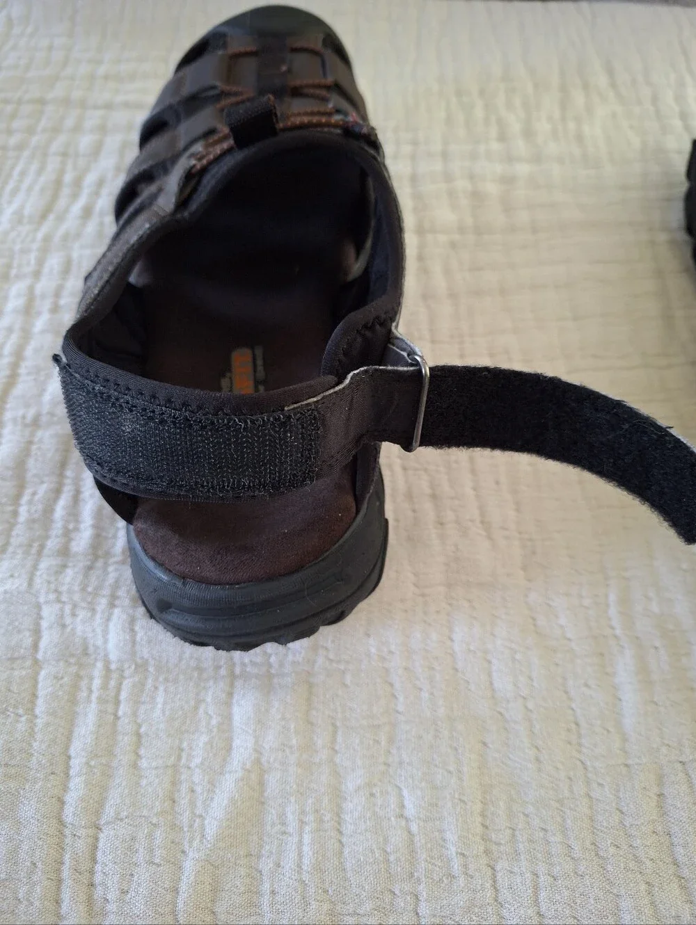 Skechers Brown Men's Closed-Toe Fisherman Sandals